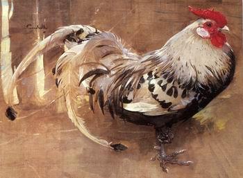 unknow artist Cock 056 China oil painting art